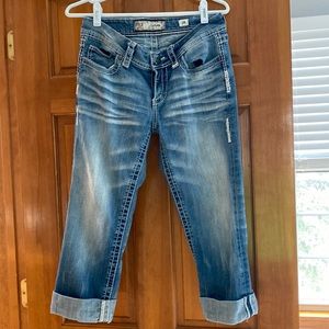 BKE cropped cuffed jeans